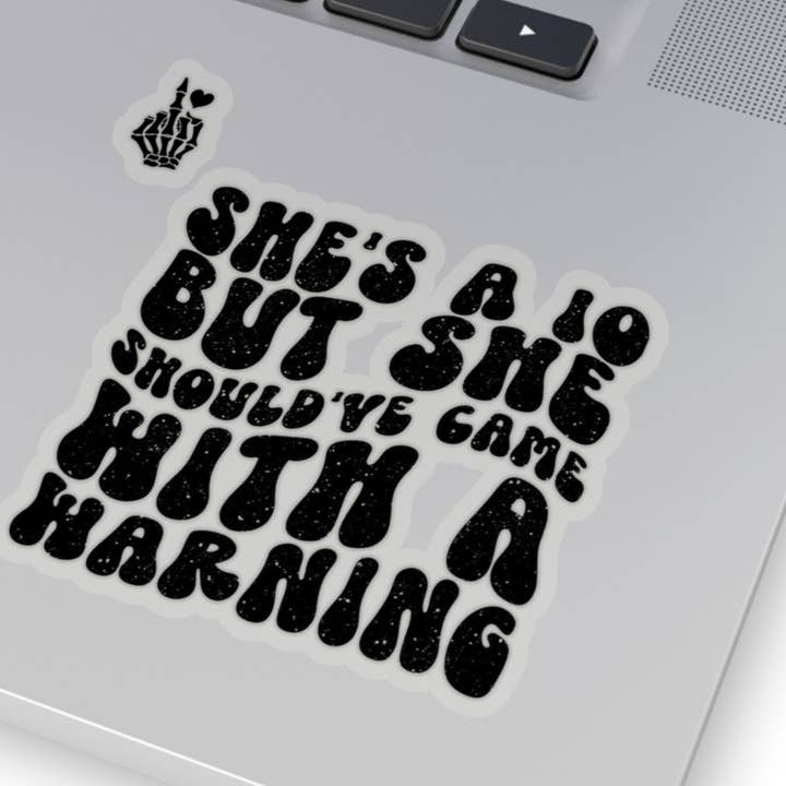 Hon är A 10 Men hon borde ha kommit med en varning Fuck Off Sk för wholesale av Sparkle By Asha