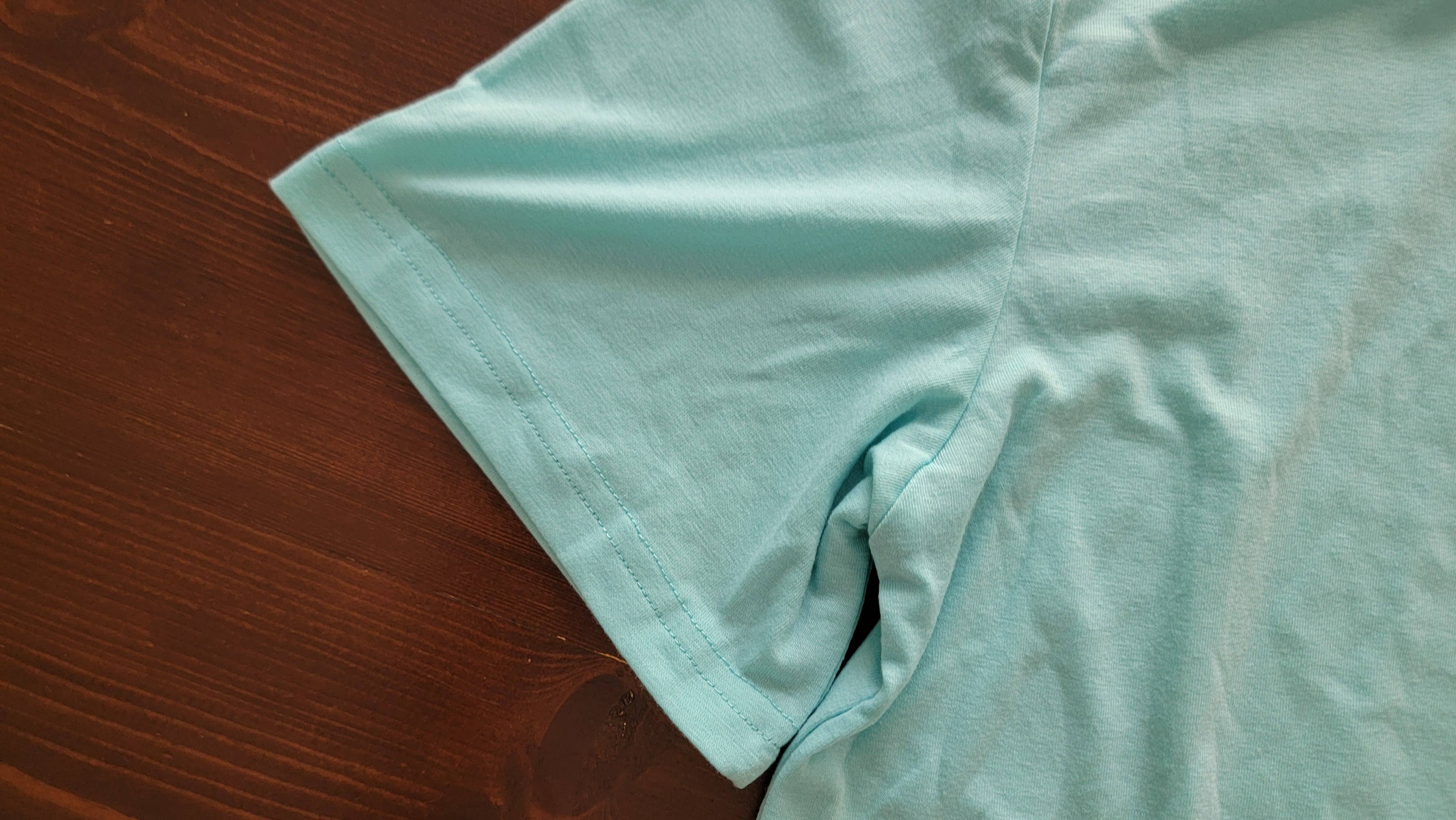 The Gift Shoppe - Wholesale Sublimation Blank T-Shirt - Unisex - AQUA - Short Sleeve T-Shirt - BLANKS -Polyester1