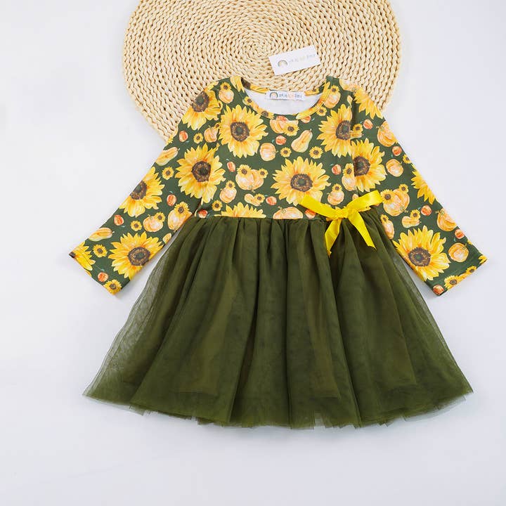 PREORDER: Sunny Harvest - Tulle Dress for wholesale by Okie and Lou