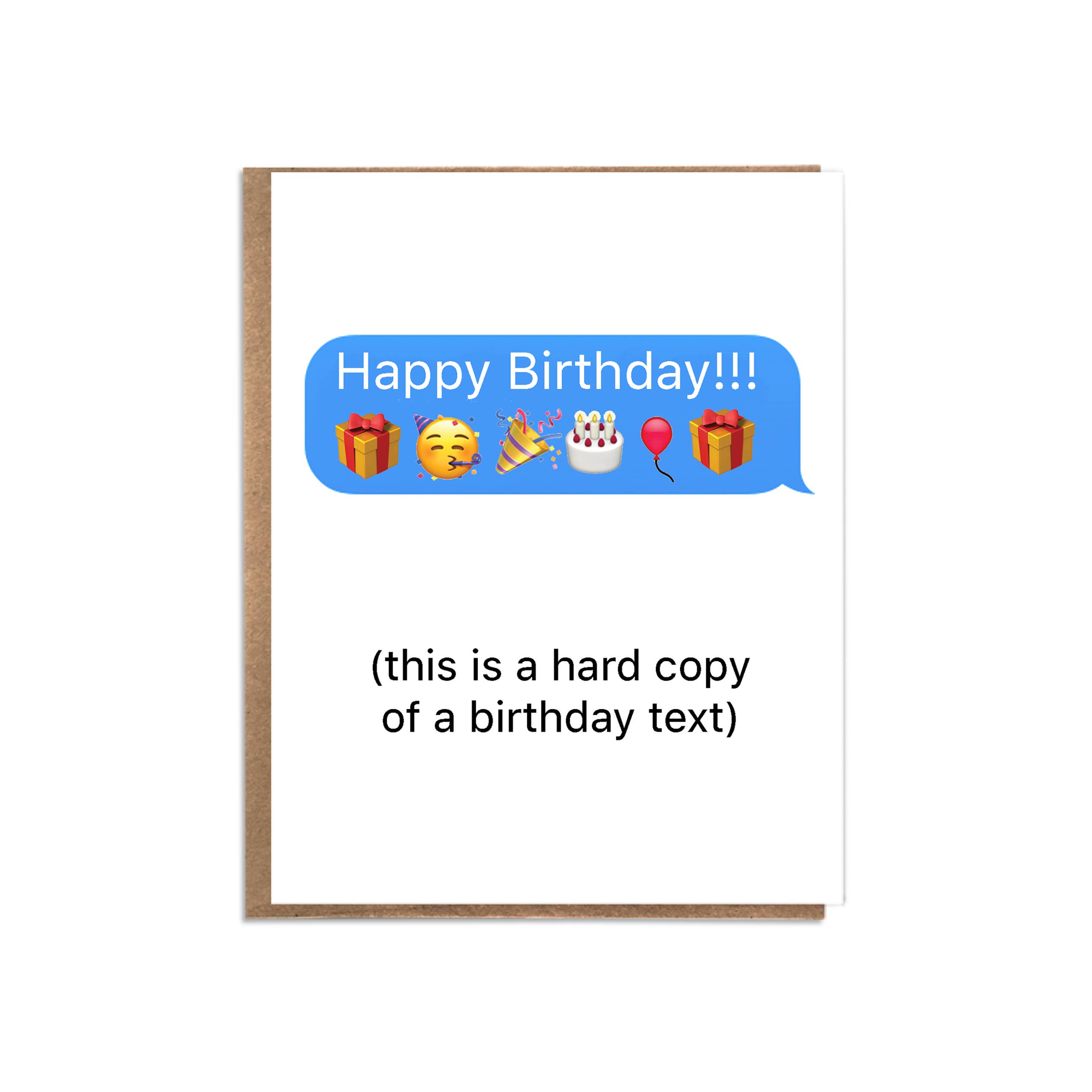 A Zillion Dollars – postal de parabéns por atacado – Cartão de aniversário fofo; cópia impressa do texto de aniversário; Aniversário Emoji1