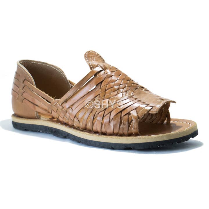 Læder mexicanske sandaler til mand Cds-052-1 for engroshandel hos SHYS