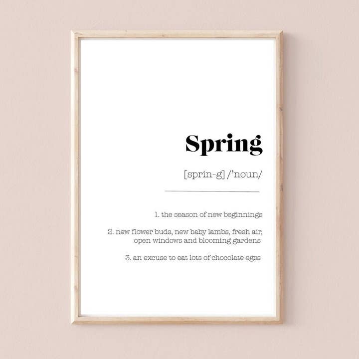 Spring Art Print | A5 & A4 | Unframed Gallery Wall Deco-386 for wholesale by Love Flora Studio