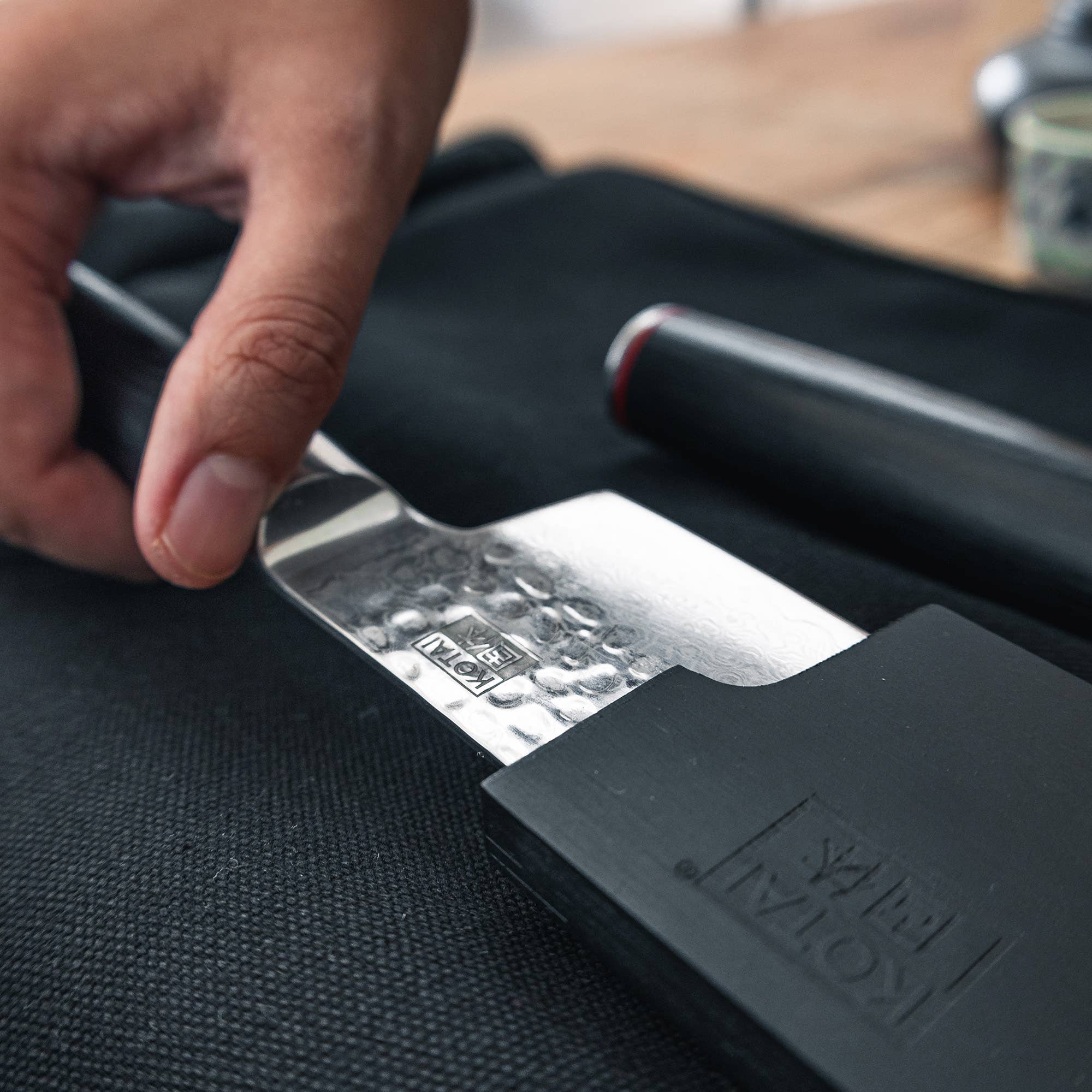 KOTAI - Wholesale Knife Storage - Kitchen Accessory - KOTAI knife roll-up bag (cotton)4