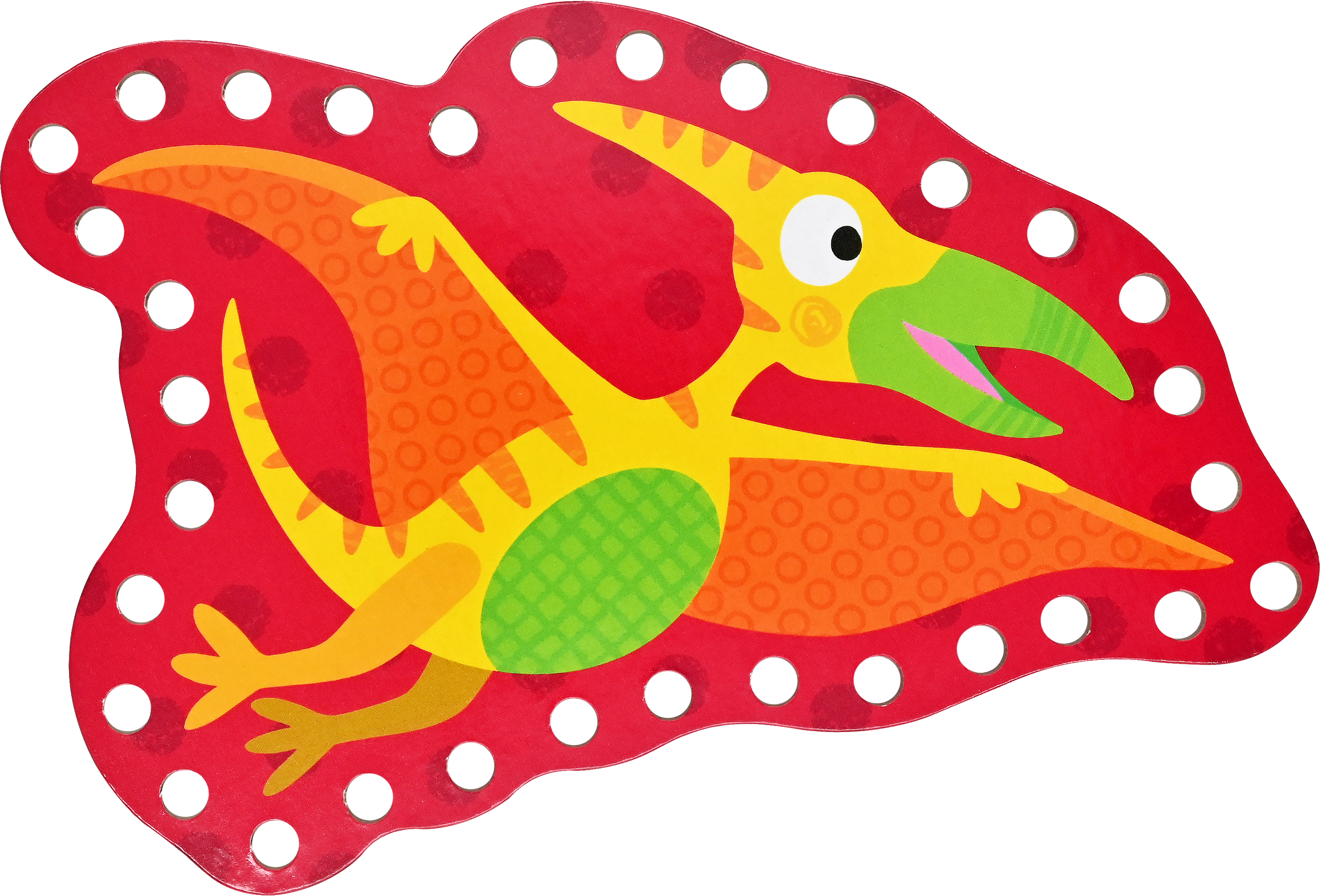 Peter Pauper Press - Wholesale DIY Craft Kit - Kids - Dinosaurs Lacing Cards3