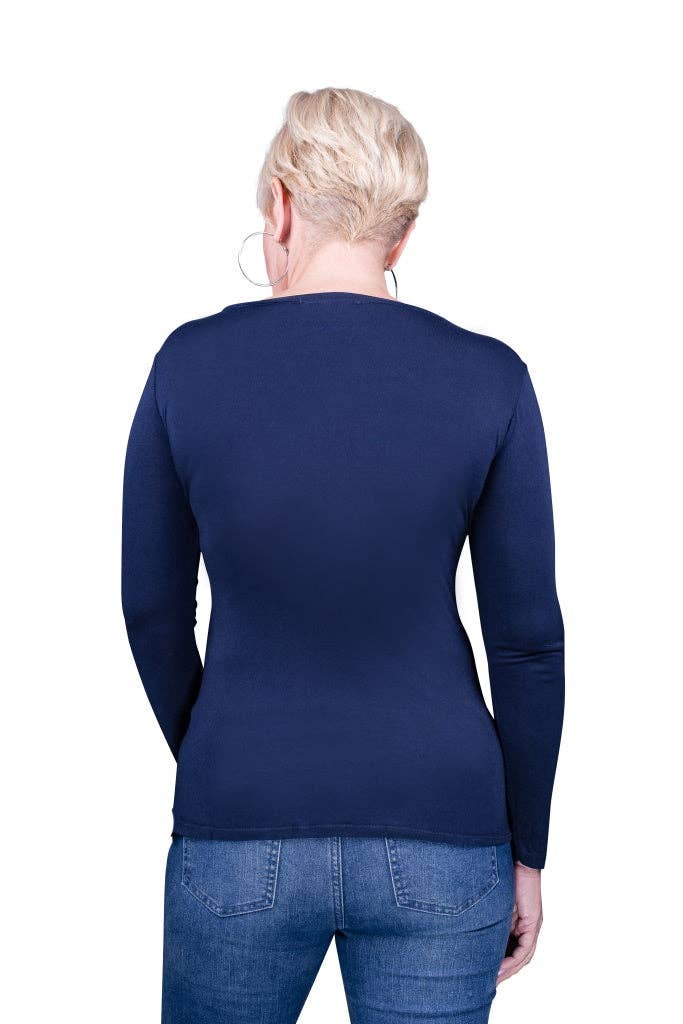 TINA Stephens Italy/Tees By Tina - Wholesale T-Shirt - Women's - Everly Viscose Sheen Top (BLS137)24