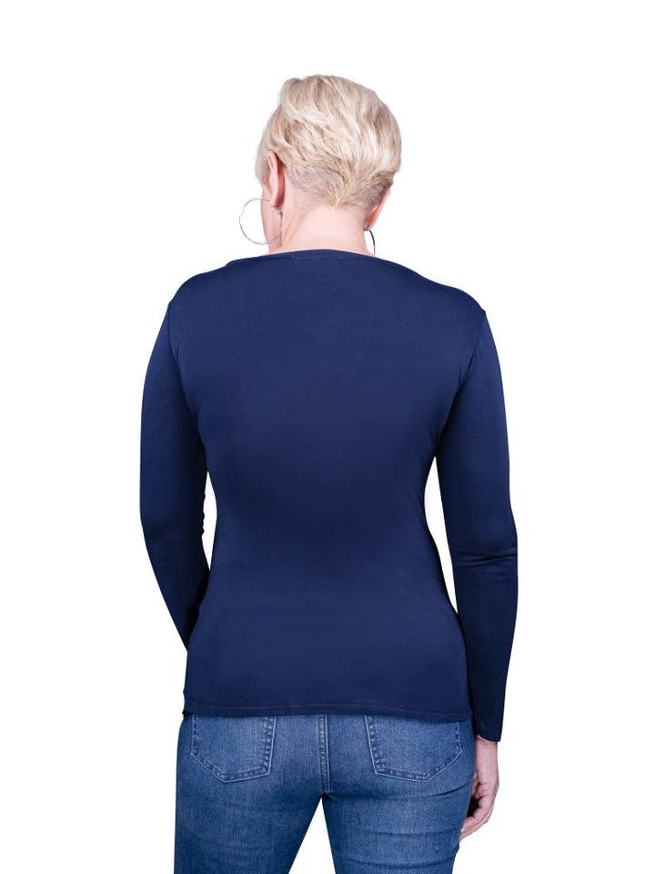 TINA Stephens Italy/Tees By Tina - Wholesale T-Shirt - Women's - Everly Viscose Sheen Top (BLS137)24