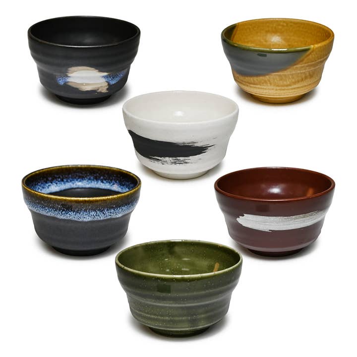 GIFT SET:BOWL SET-WABI-SABI GLAZE STYLE JAPAN for wholesale by Fuji Merchandise Corporation