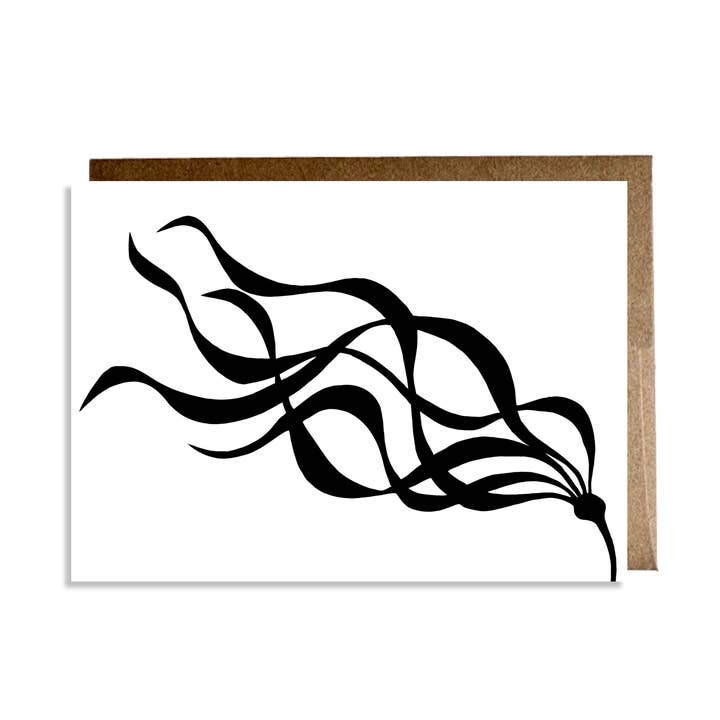 "Bull Kelp" Card for wholesale by Anna Brones
