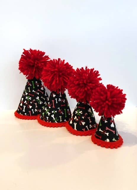 Pup Party Hats - Wholesale Hoed voor honden - Hond - Christmas Bones feesthoed1