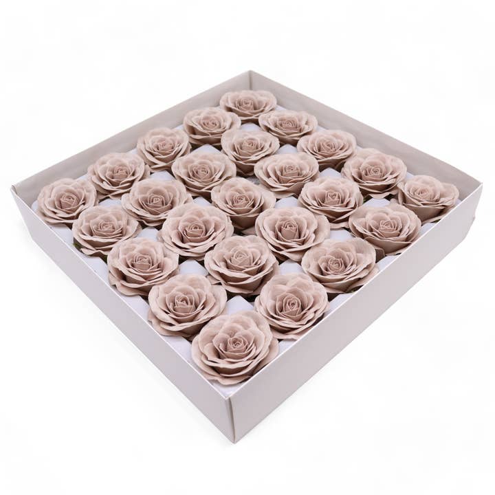 Ancient Wisdom - Wholesale Artificial Flowers - Lrg (7-Layer) Vintage Rose - Somersett Beige