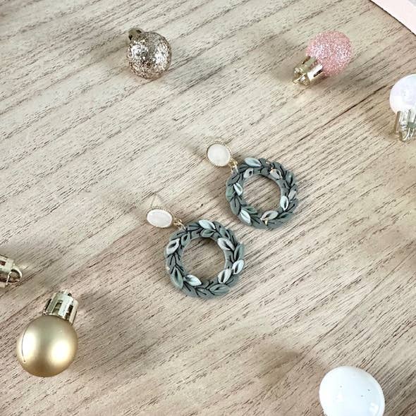 Sparkl + DOT - Wholesale Dangle Earrings - 3D Petal Wreaths