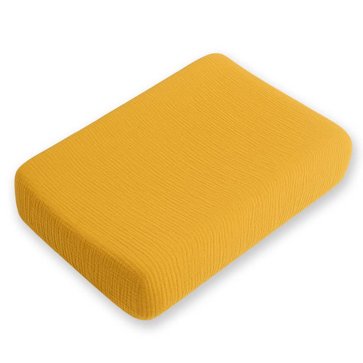 Changing Mat Cover in Organic Cotton - Honey for wholesale by PAPATE