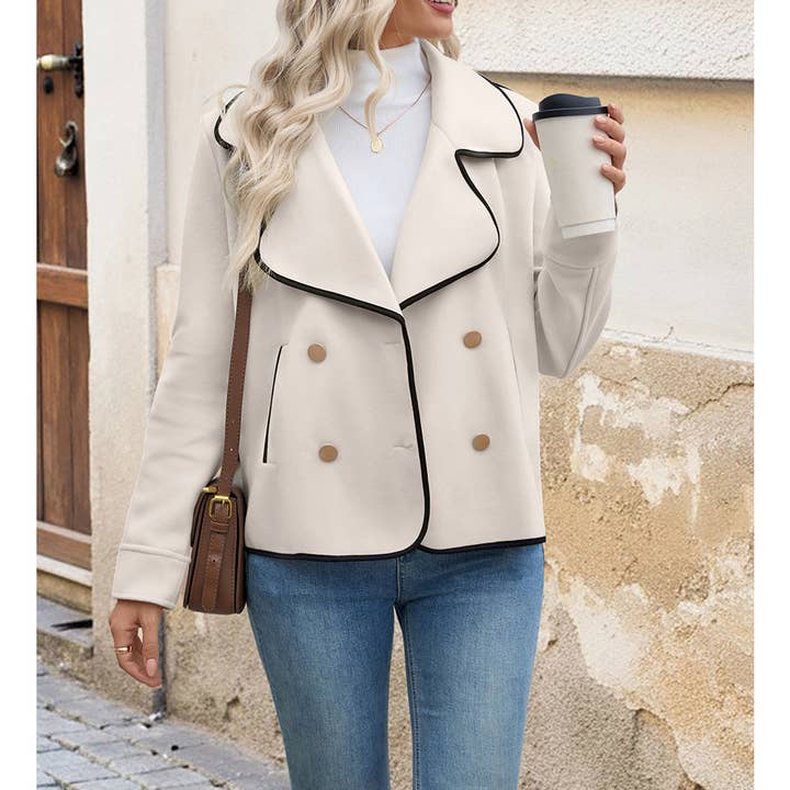 Casual Large Lapel Minimalist Warm Short Wool Coat BFZY1727 and other Purchase Wholesale warm winter coats that are not bulky. Free Returns & Net 60 Terms on Faire trending on Faire.