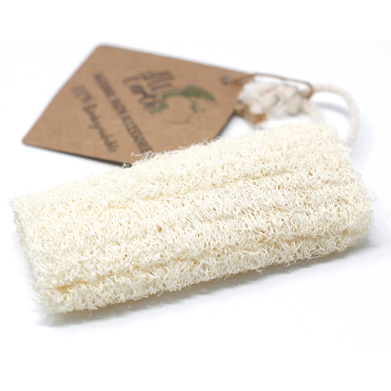 AWGifts Europe - Vente Luffa - Gant de gommage naturel en luffa avec corde de 12,7 cm2