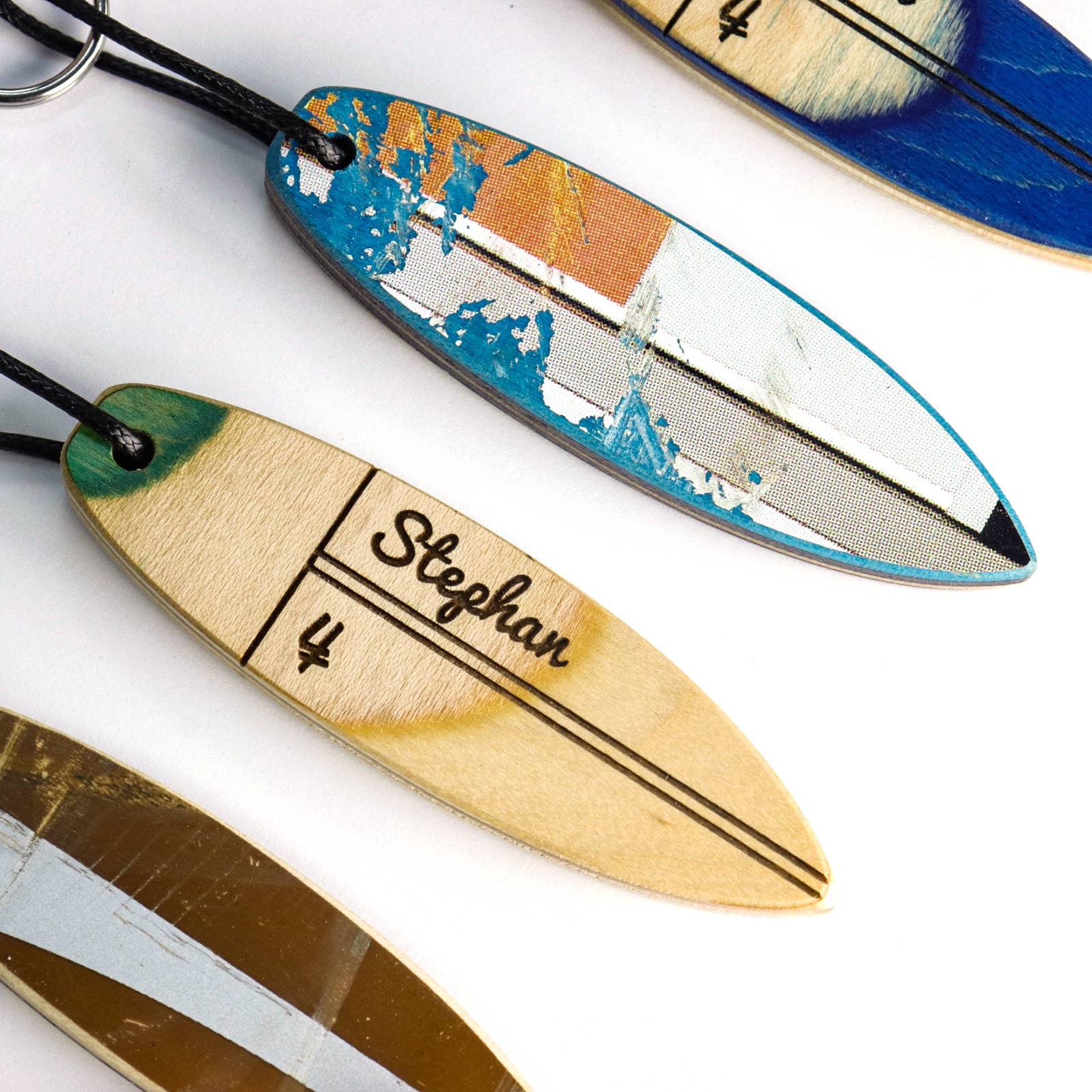 Skate4create - Wholesale Keychain - Unisex - Surf keychain - Personalized surfboard - Recycled Skateboard5