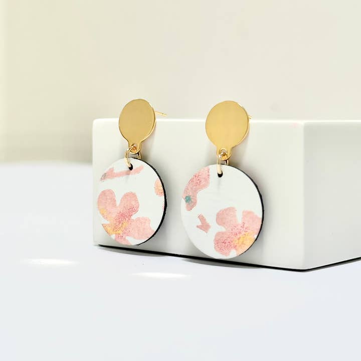 Gouttes d'aquarelle pour la vente par HEIR Leather Jewellery