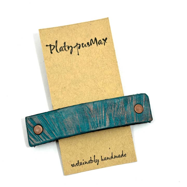 Barrette de Agulha de Pinho Branco Turquesa Cobre Antiguo/Turquesa por atacado de PlatypusMax