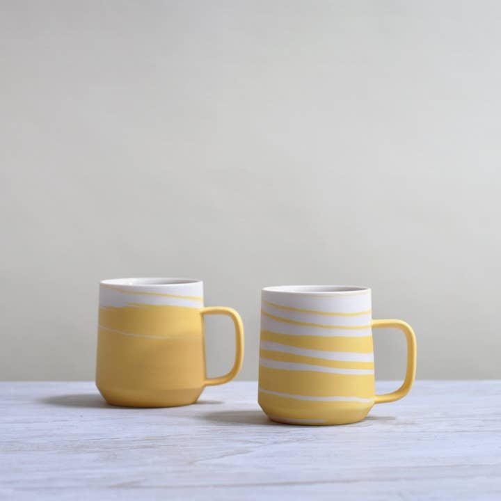 Darling Spring - Wholesale Coffee Mug - Canary Yellow Taffy Ceramic Mug2
