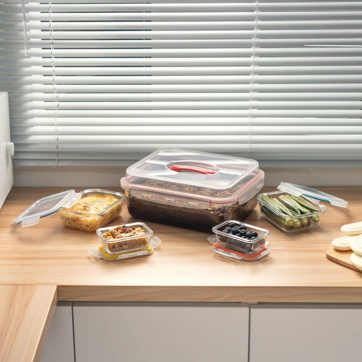 Genicook Product LLC - Wholesale Food Storage Container - Bake & Carry Glass Set3