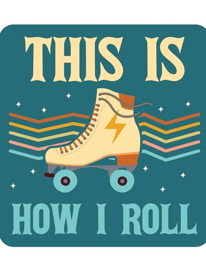 This Is How I Roll Sticker – Retro Roller Skating Gift
for wholesale by Sakura Design Gallery