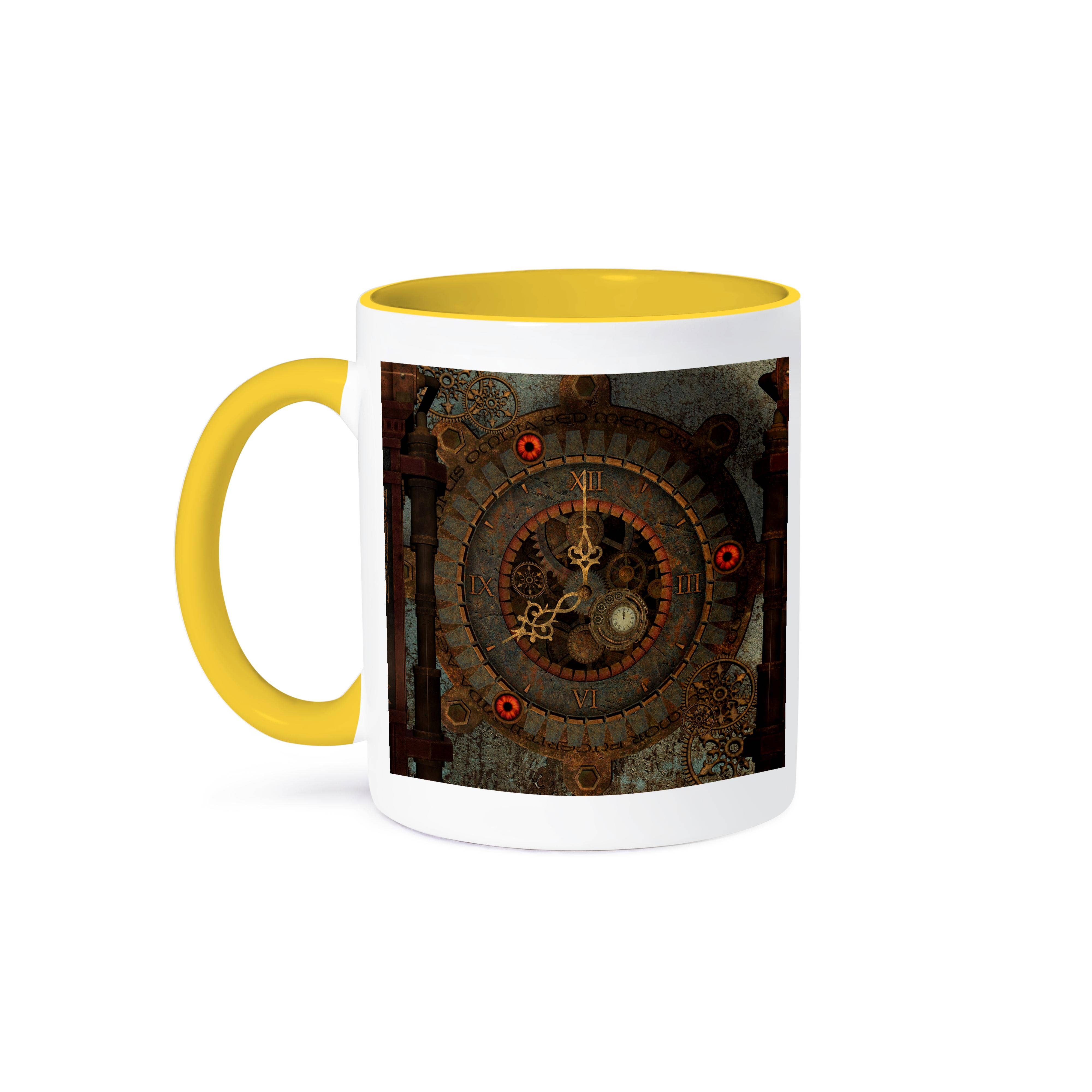3dRose - Wholesale Coffee Mug - 3dRose, Steampunk clockwork in rusty metal, Mug0