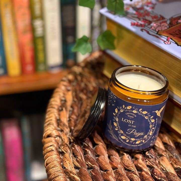 Fantastical Wicks - Wholesale Jar/Filled Candle - Lost in the Pages | 7 oz2