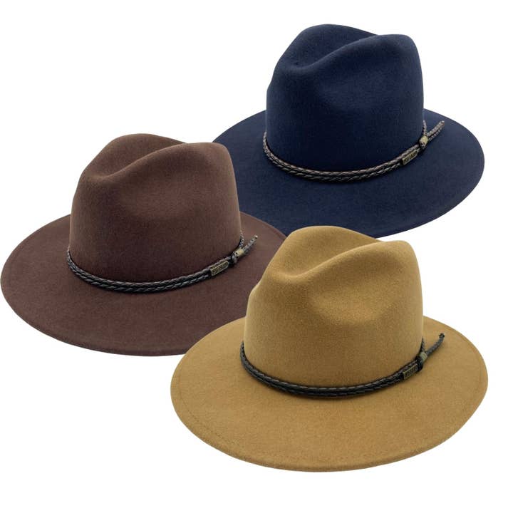Jacaru Australia - Wholesale Fedora - Unisex - Jacaru 1847 Outback Fedora Hat