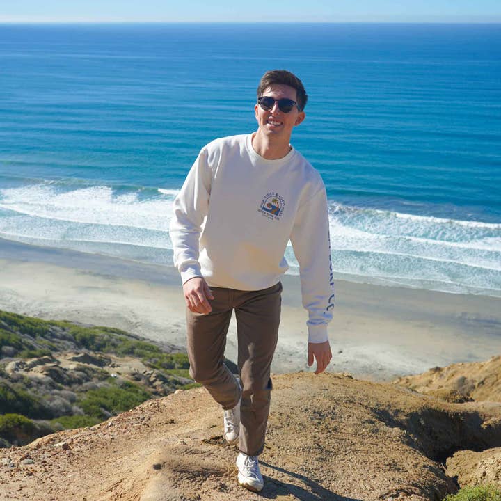 Everyday California - Wholesale Graphic Sweatshirt - Unisex - Sublime Crewneck - Unisex California Surf Beach Sweatshirt