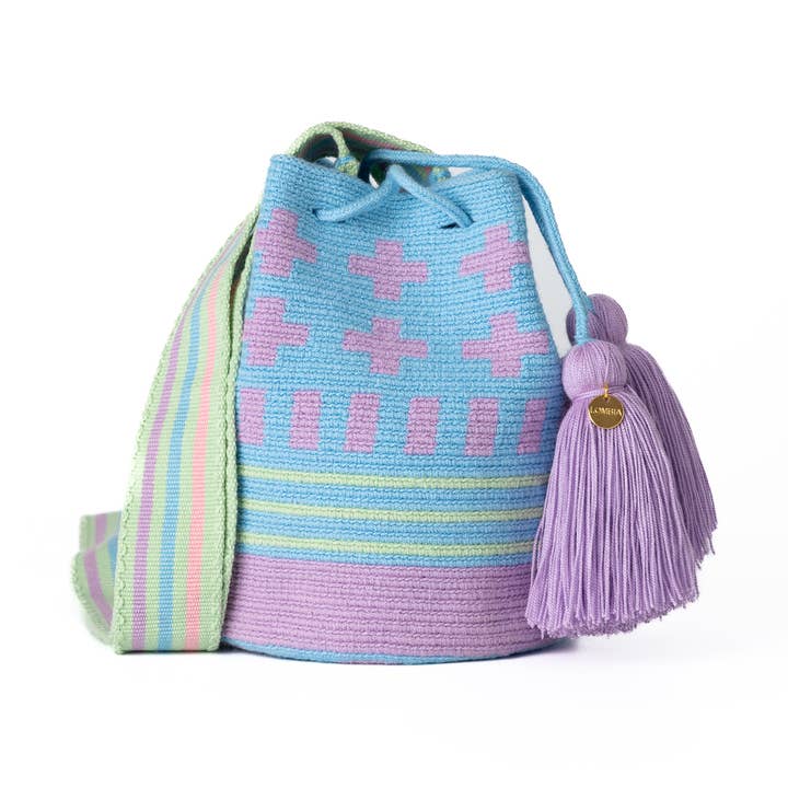 Pepita Small Wayuu Bag for wholesale by Lombia + Co.