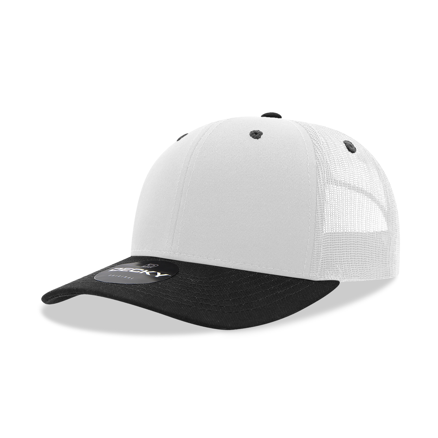 The Park Wholesale - Vente Casquette de camionneur – unisexe - Casquette Trucker classique Decky 6021, 6 panneaux, style mid pro48