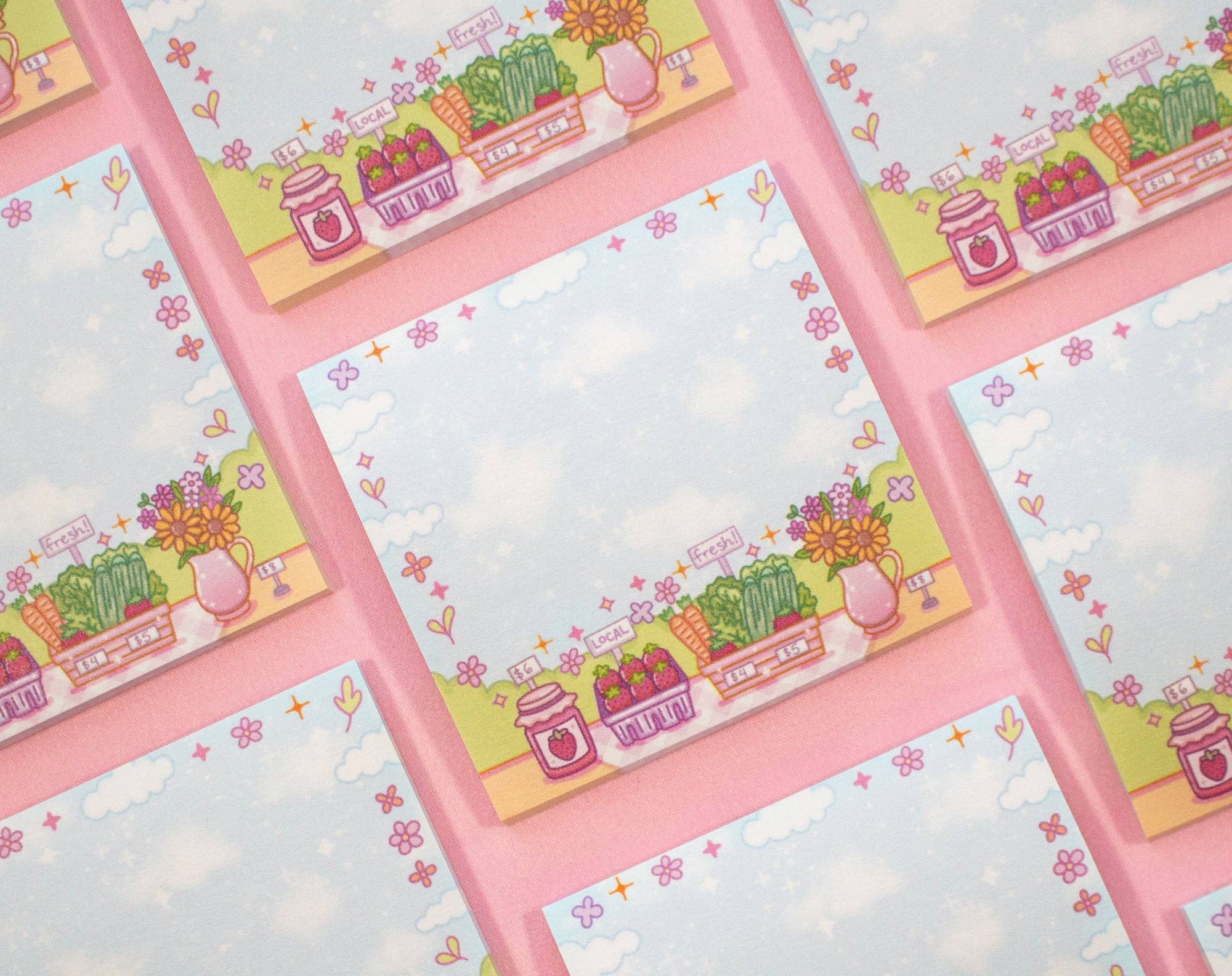 Unicorn Eclipse - Wholesale Sticky Notes - Farmers' Market Sticky Notes2