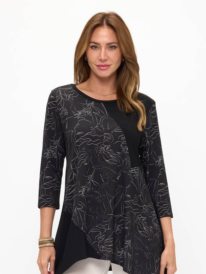 Tunique à col rond HIT -3110HT-QRP1-C-D018 pour la vente par Jostar