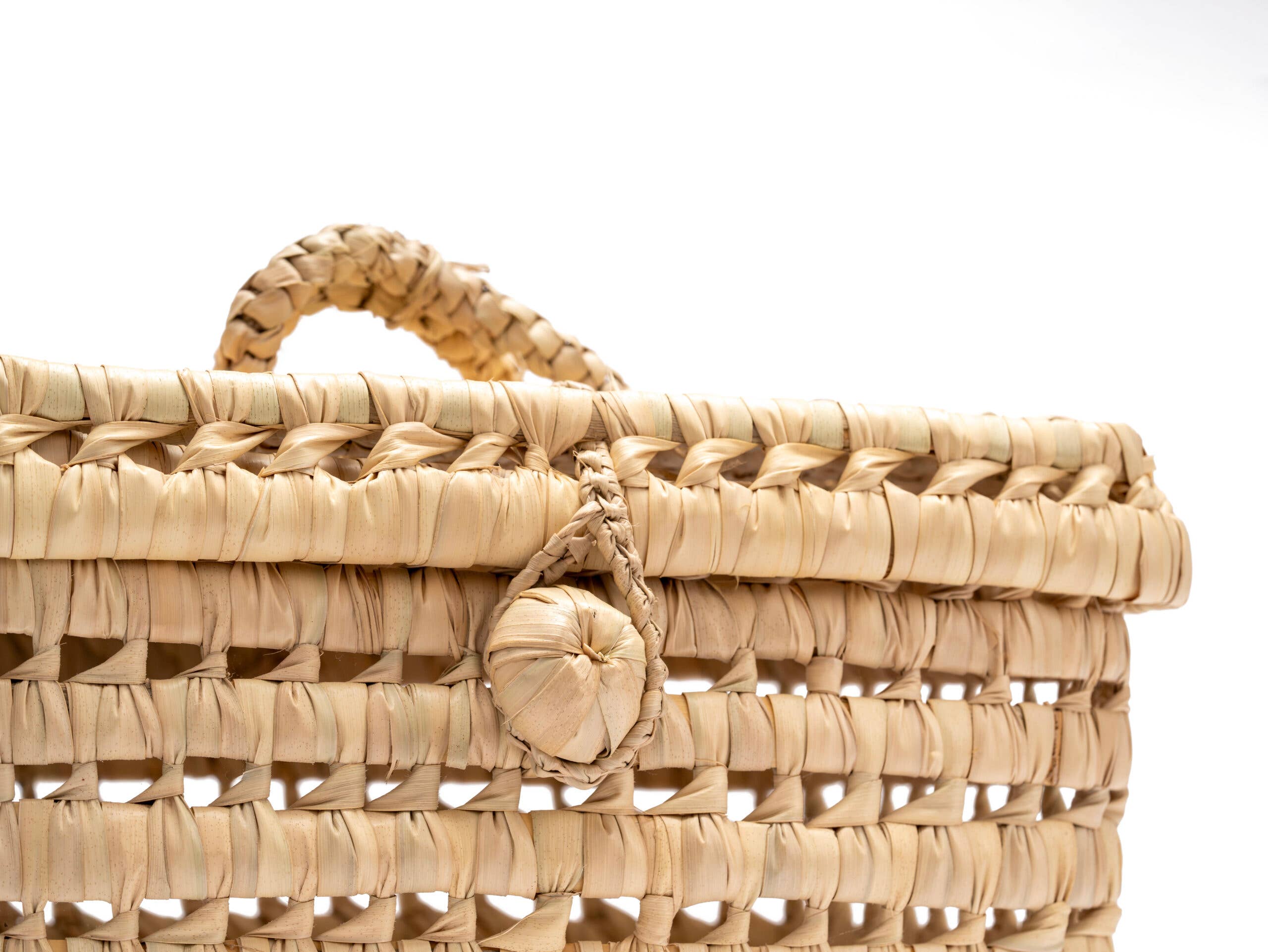 ZocoChic – wholesale Basket – Moroccan palm storage basket 30cm and 20cm, wicker.2