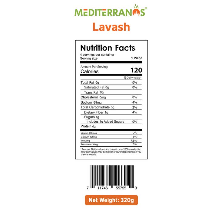 Mediterranos - Wholesale Bread/Tortilla - Lavash1