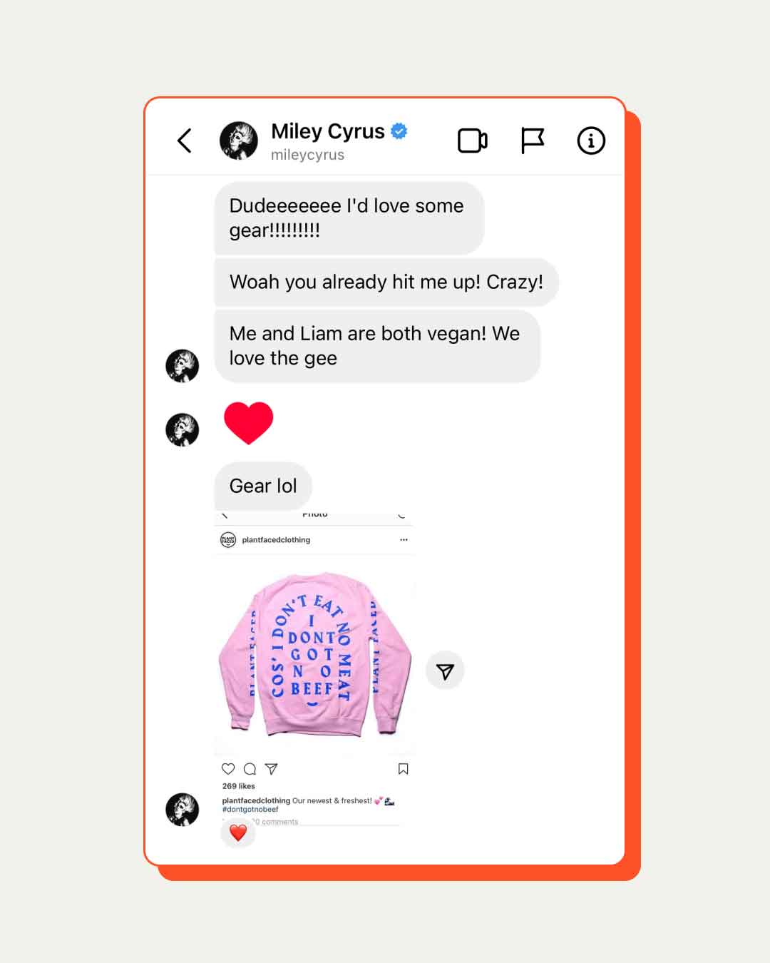 Plant Faced Clothing - Vendita all'ingrosso Felpa stampata - Unisex - Maglione No Beef - Rosa confetto x Blu elettrico15