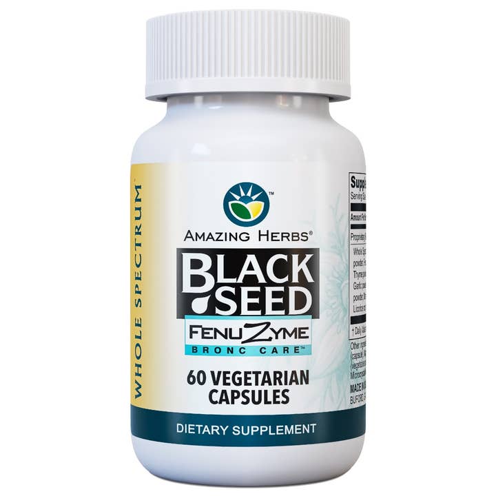 22060 - Black Seed Fenuzyme Bronc-Care for wholesale by Amazing Herbs