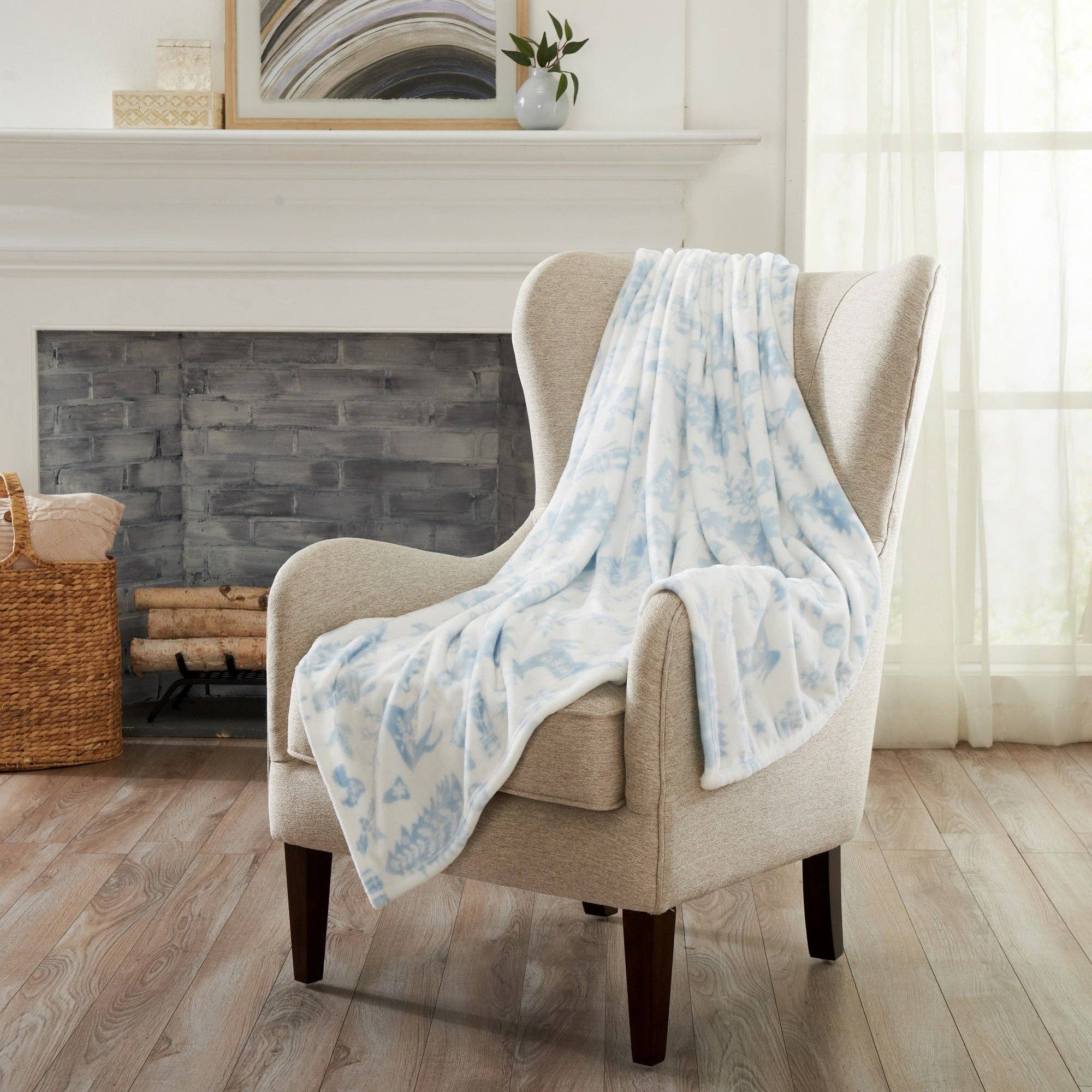 BH Collective - Wholesale Throw Blanket - Throw Blanket - Printed Velvet - Pearl Collection25