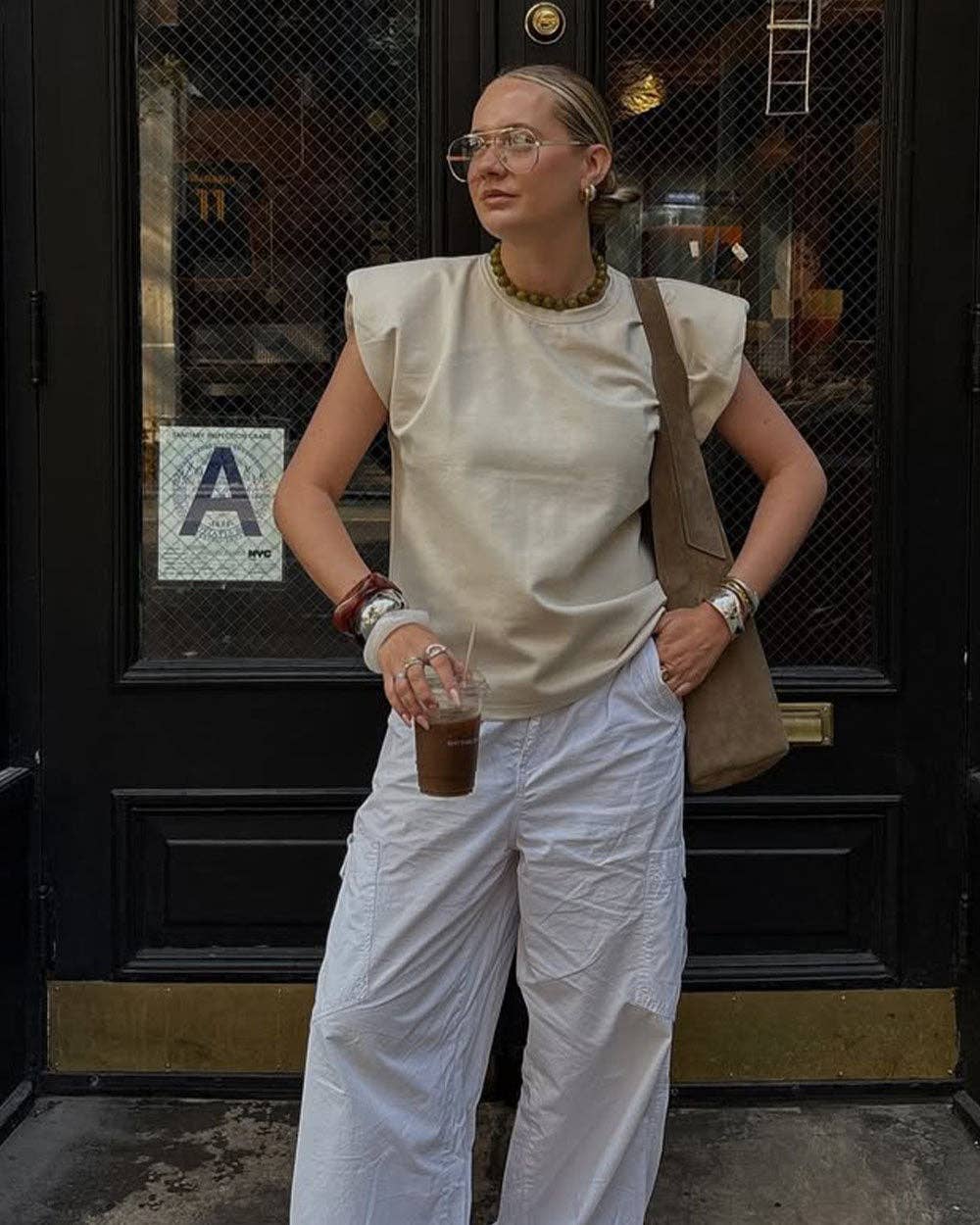 Gold Spencer Blue Light Glasses for wholesale on Faire10