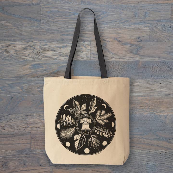 Philadelphia Hex Sign PA holländsk tygväska för wholesale av Thistle Finch Designs