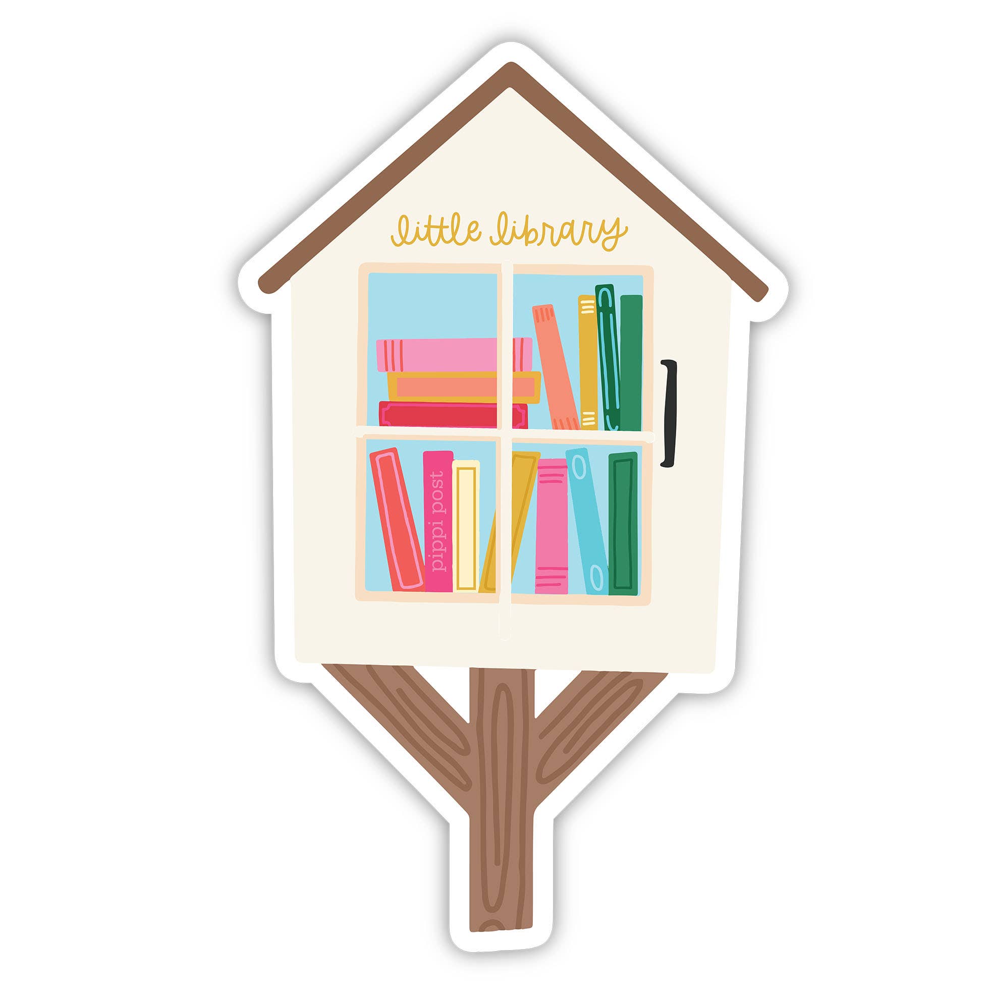 Pippi Post - Wholesale Sticker - Little Library Decal Sticker3