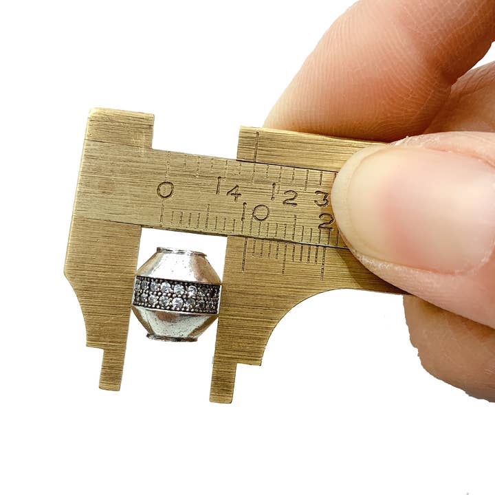 findings4uGem – wholesale Individual charm/pendant – Antique Silver Large Hole Beads for DIY Jewelry, BD0303