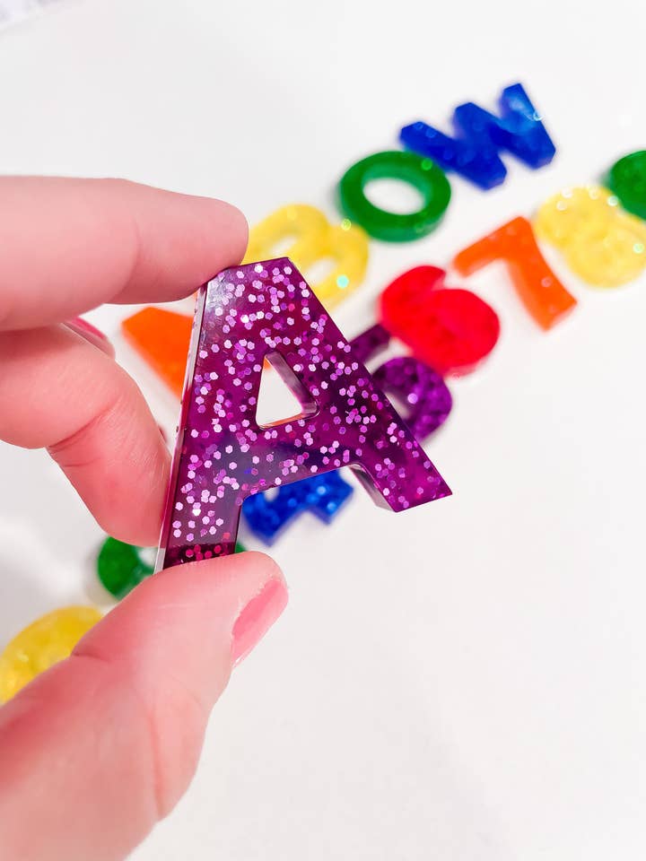 RAINBOW RESIN, Numbers, Letters, Upper Case, Lower Case, Toddler, School, Preschool, Learning for wholesale by Preschool For Nuggys