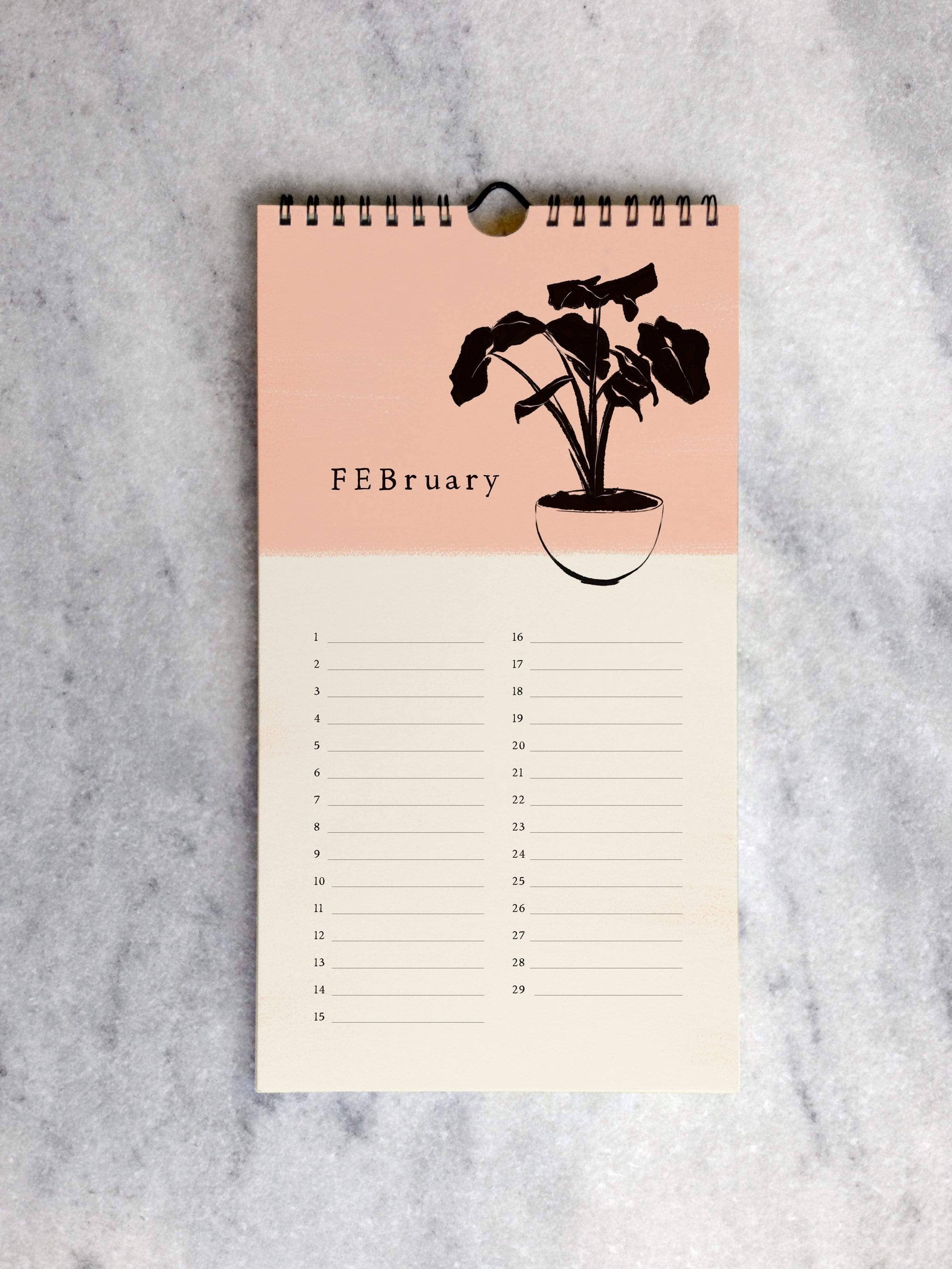 Favorite Story - Wholesale Calendar - Celebration Calendar, House Plants2