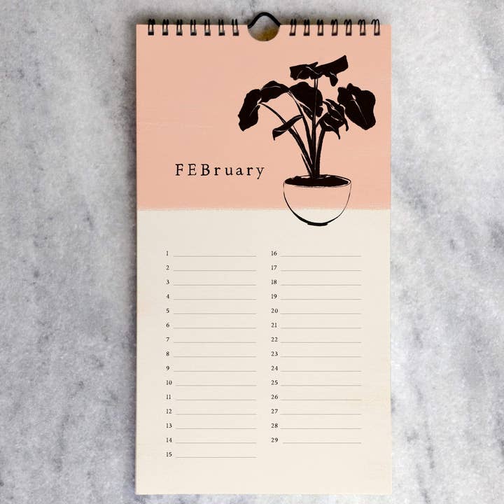 Favorite Story - Wholesale Calendar - Celebration Calendar, House Plants2