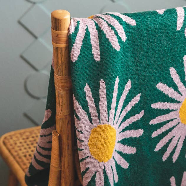 The House That Lars Built - Wholesale Throw Blanket - Bright Blooms Blanket1