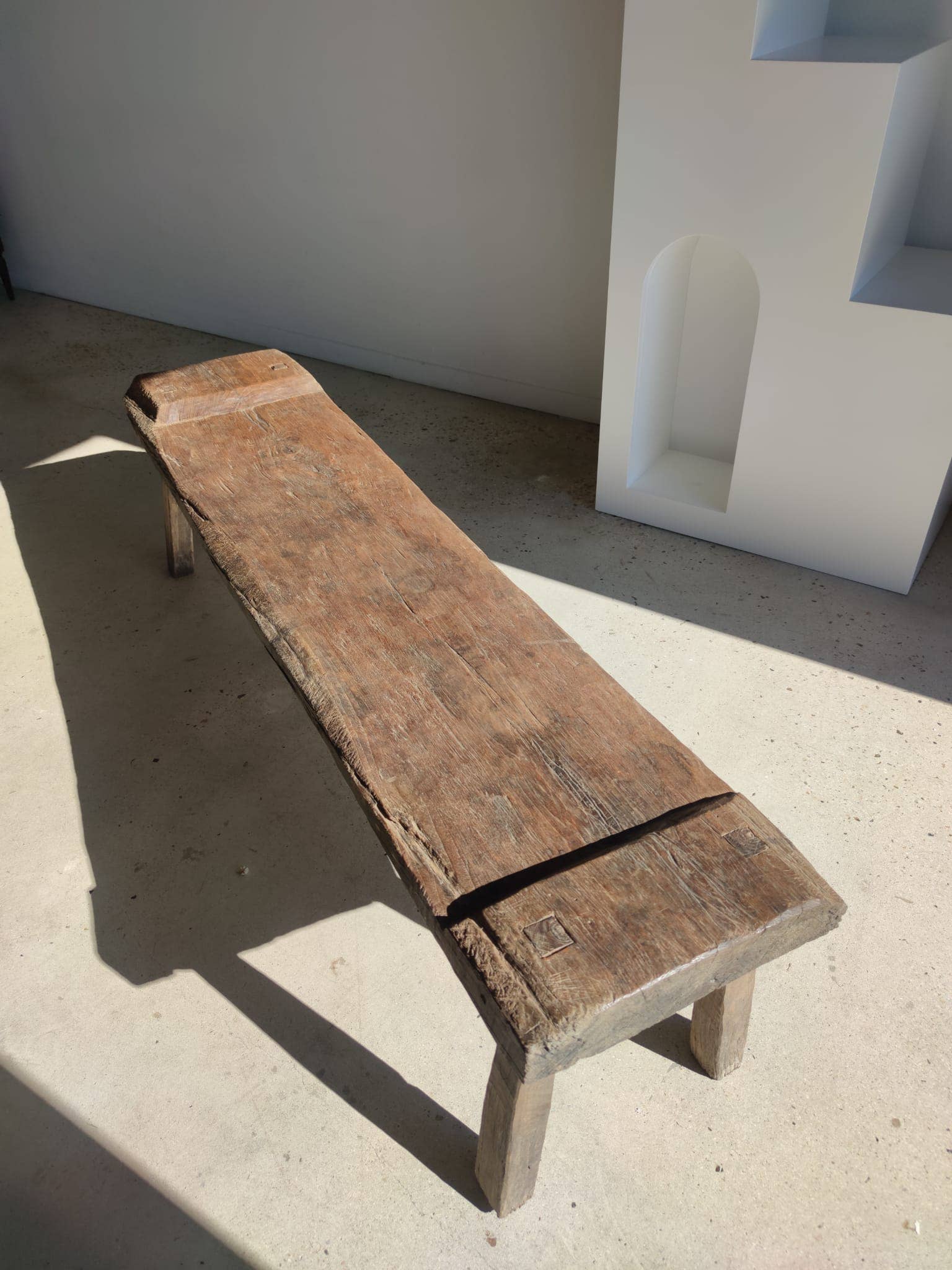 Office Objets - Wholesale Bench - Very large antique teak bench H:50cm L:2m0684