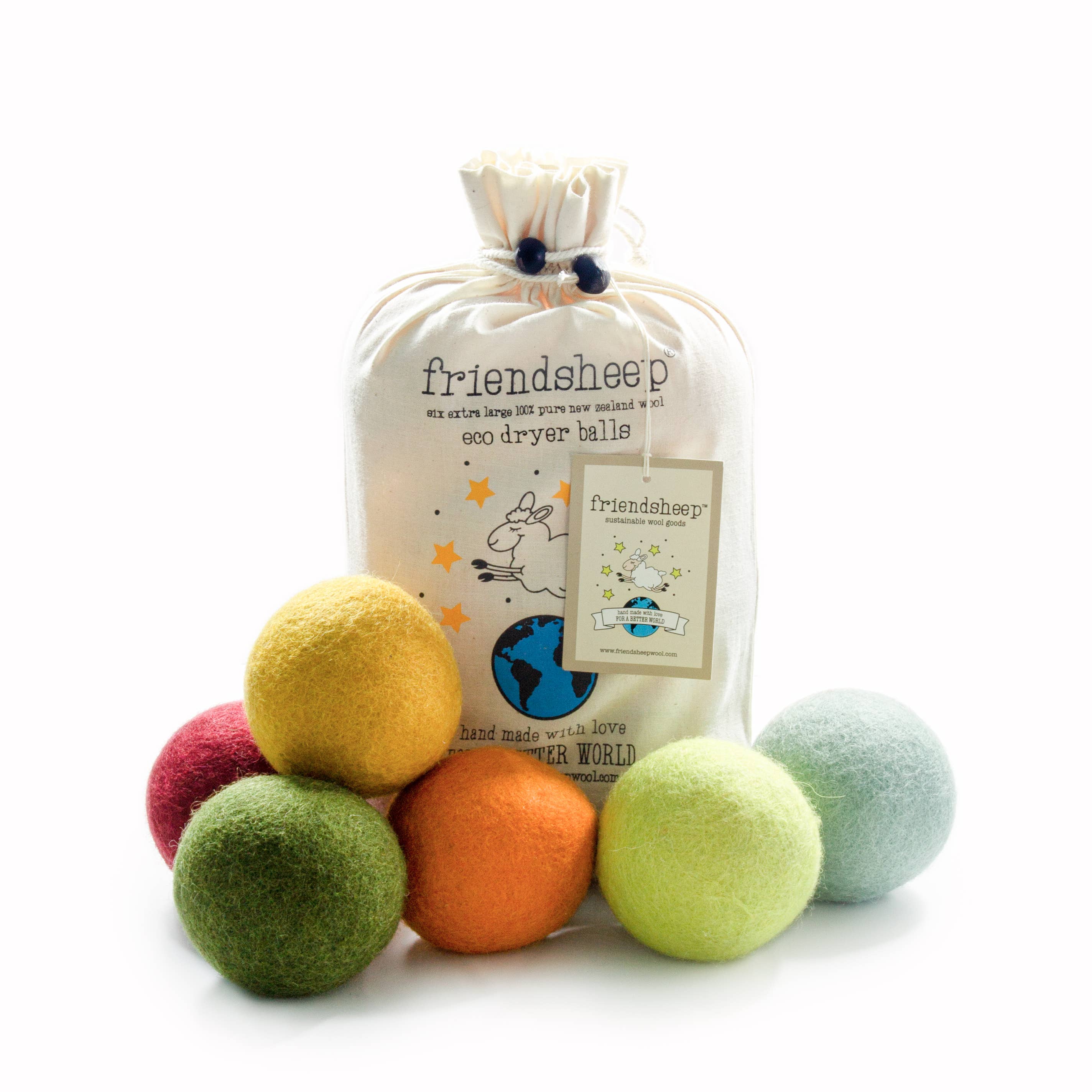 Friendsheep - Wholesale Dryer Balls - Harvest Moon Eco Wool Dryer Balls