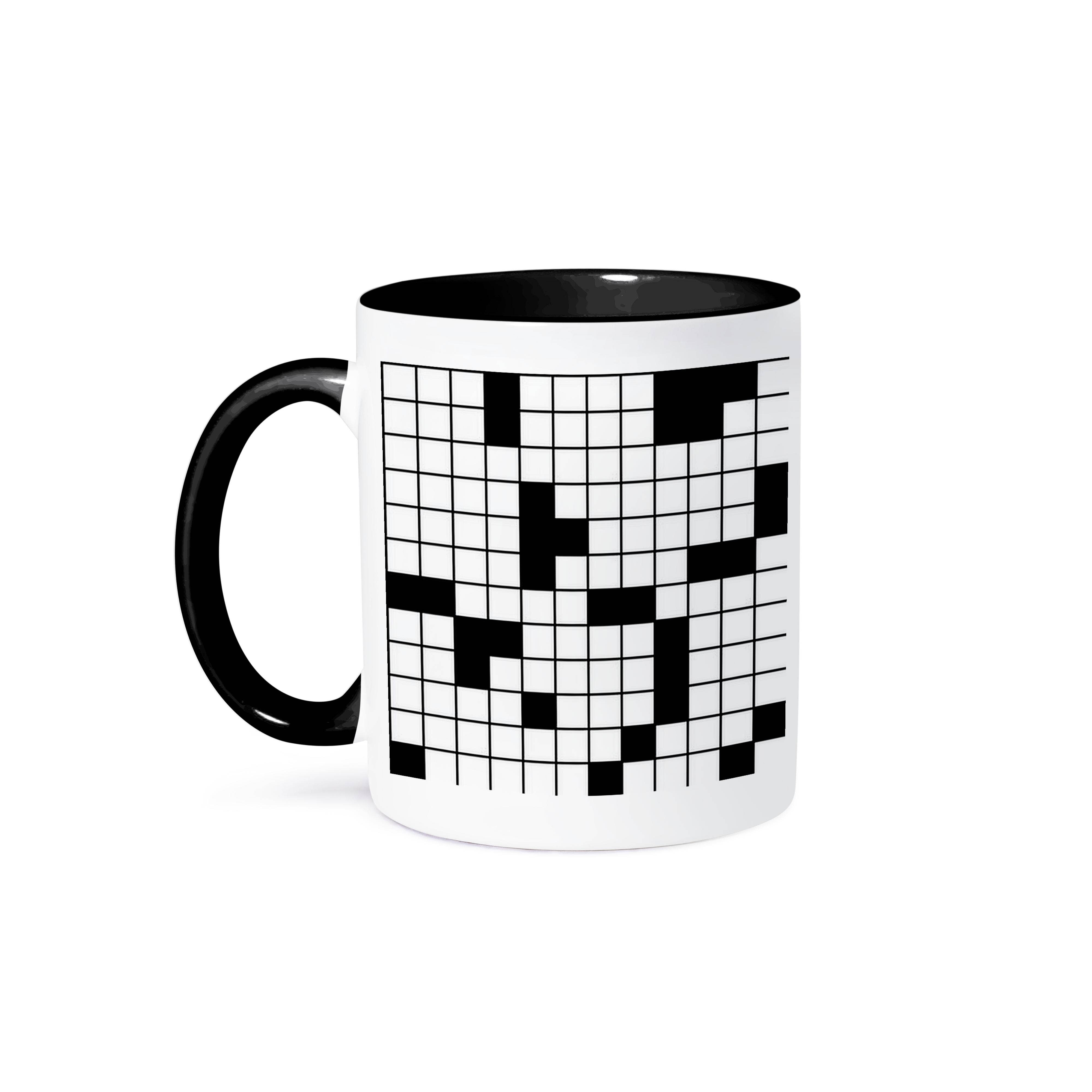 3dRose - Venta al por mayor Taza - 3dRose, Patrón de Crucigrama, Taza0