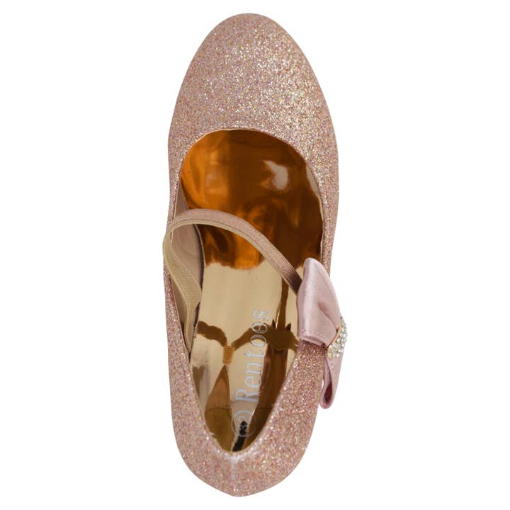 Rentoes - Vendita all'ingrosso Scarpe eleganti - Bambini - Scarpe Sparkly Bow per bambini con tacco BM8986715