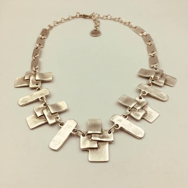 Modernist Tile Necklace for wholesale by Volare